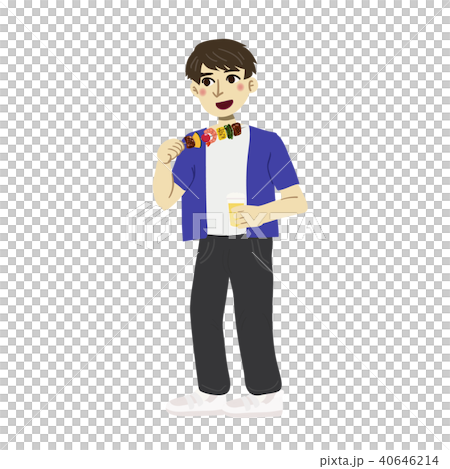 Men barbecue illustration Men barbecue illustration 40646214