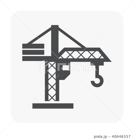tower crane icon 40646337