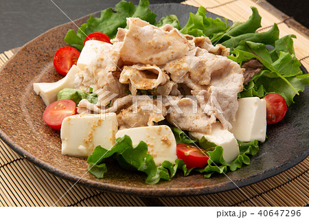 冷しゃぶと豆腐のサラダ 40647296