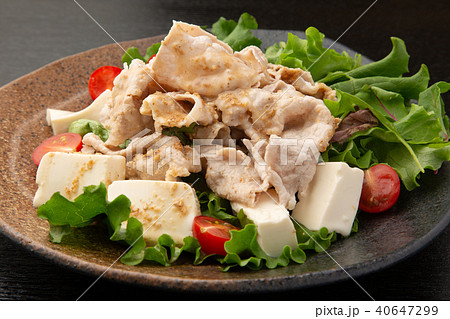 冷しゃぶと豆腐のサラダ 冷しゃぶと豆腐のサラダ 40647299