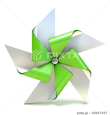 Pinwheel toy, five sided. 3D 40647447
