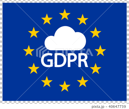 Eurozone personal information protection icon 40647739