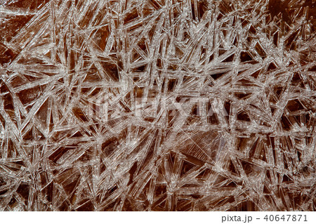 Background texture of icy straw on ground Background texture of icy straw on ground 40647871