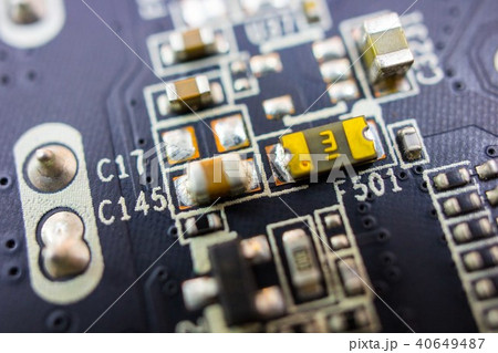 クローズアップ　電子基板 40649487