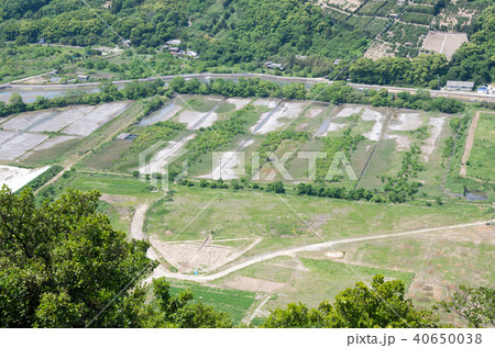 展望台からの塩田跡 展望台からの塩田跡 40650038