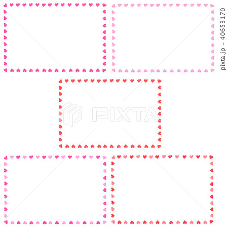 天 イラスト フレーム付き triangle_colorful_frame_8567-