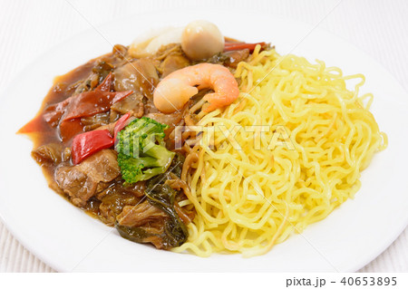 おいしい五目あんかけ焼きそば おいしい五目あんかけ焼きそば 40653895