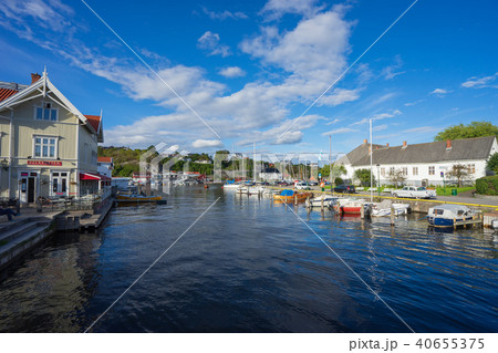 Local sea port in Norway. Local sea port in Norway. 40655375