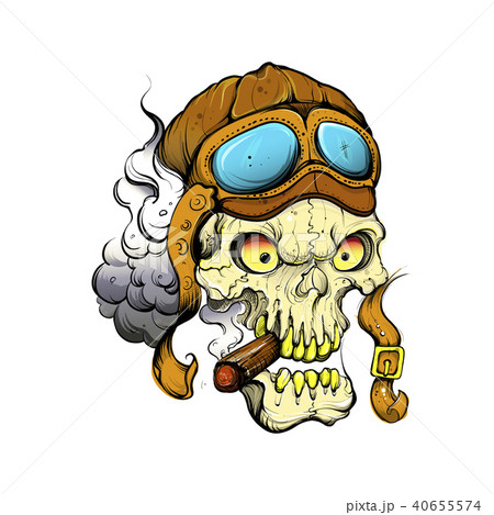 moto skull 40655574