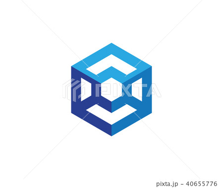 Logo Hexagon illustration Icon 40655776
