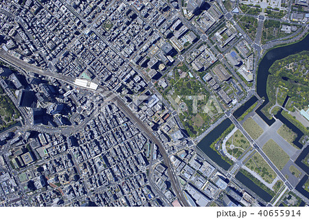 日比谷公園周辺／真俯瞰空撮・2018.5撮影 40655914