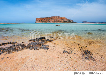 Balos Beach in Crete Island, Greece Balos Beach in Crete Island, Greece 40656775