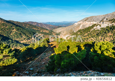 mountain landscape of Sierra de las Nieves, Spain 40656812