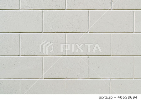 White brick wall and texture  40658694