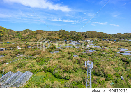 館山市平砂浦海岸付近を空撮 40659252