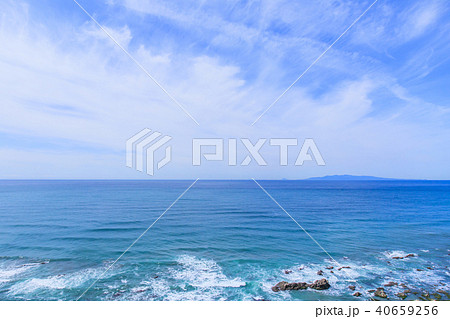 館山市平砂浦海岸付近を空撮 40659256