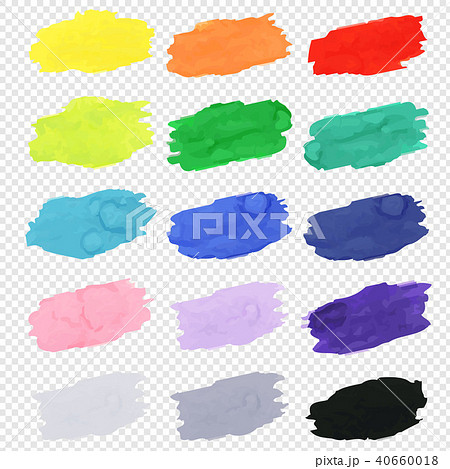 Watercolor Blots Collection Watercolor Blots Collection 40660018
