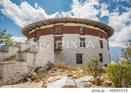 Fortress in Paro Bhutan 40660358