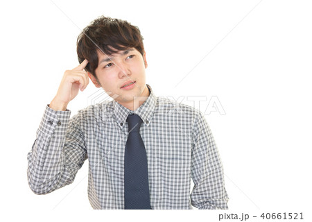 苦悩するビジネスマン 苦悩するビジネスマン 40661521