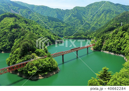 静岡県　奥大井湖上駅 40662284