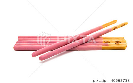 cookies with bright flogging. Japan sweets. 40662758