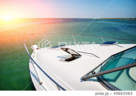 nose a magnificent boat on the background  40665065