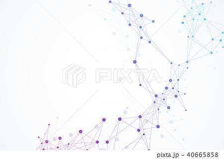 Scientific vector illustration genetic engineering and gene manipulation concept. DNA helix, DNA 40665858