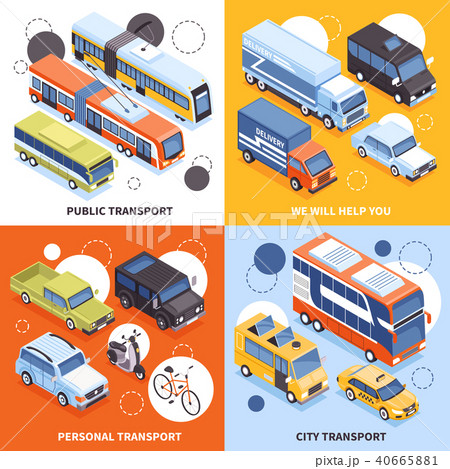 Transport Isometric Design Concept Transport Isometric Design Concept 40665881
