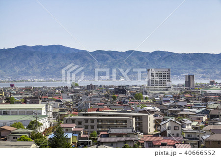 長野県 下諏訪町街並み 長野県 下諏訪町街並み 40666552