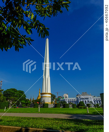Independence Monument in Yangon, Myanmar Independence Monument in Yangon, Myanmar 40667092