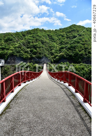 夢吊橋　ギネス認定　広島　八田原ダム 40667229