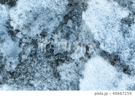 texture of ice crust in winter on the lake texture of ice crust in winter on the lake 40667259