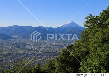 甲府盆地 風景 甲府盆地 風景 40668117