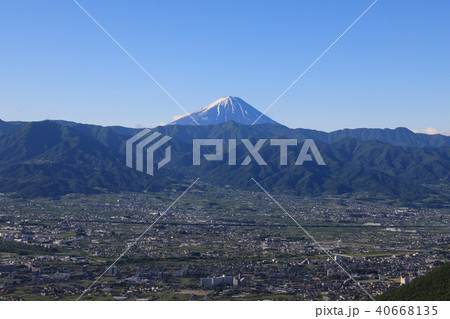 甲府盆地　風景 40668135