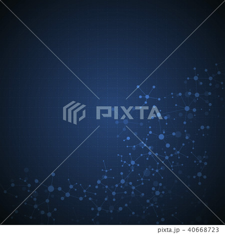 Molecular structure background. Genetic and science research. Molecular structure background. Genetic and science research. 40668723