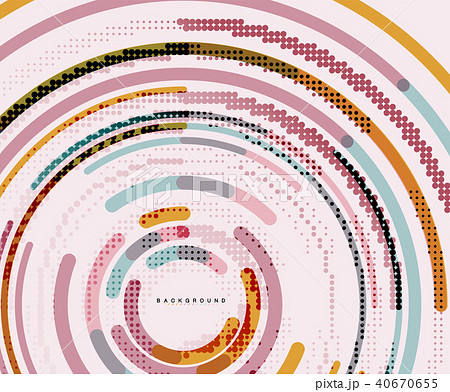 Circular lines, circles, geometric abstract background Circular lines, circles, geometric abstract background 40670655