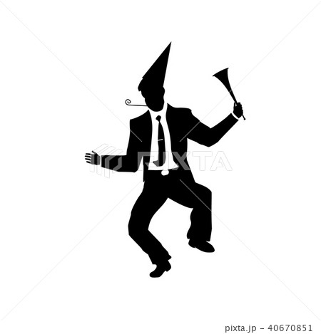 Businessman silhouette of a man 40670851