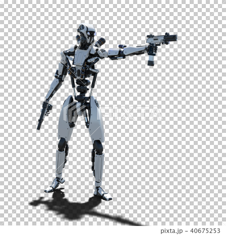 人形機器人perming3DCG插圖素材 40675253