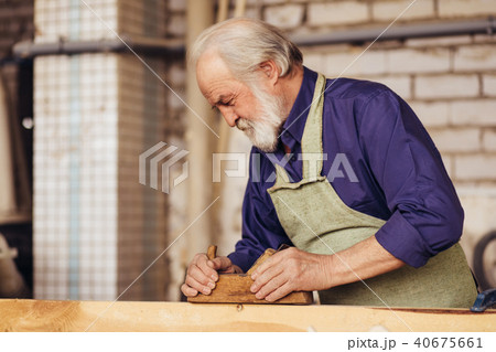 close-up side view image of senior citizen close-up side view image of senior citizen 40675661