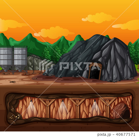 A Mine and Underground Scene 40677571