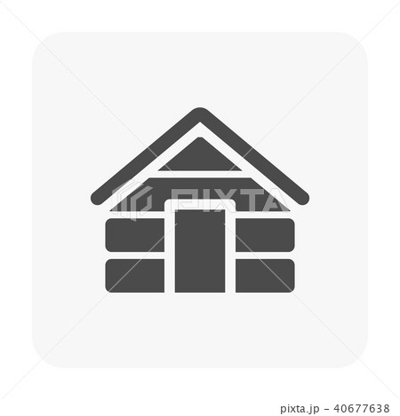 camping icon black 40677638