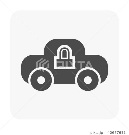 car security icon car security icon 40677651