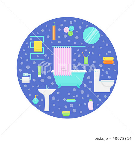 Bathroom vector 40678314