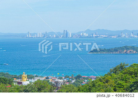 High angle view,Beautiful views of Koh Lan, 40684012