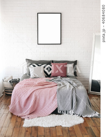 bedroom interior bed Scandinavian free writing bedroom interior bed Scandinavian free writing 40684080