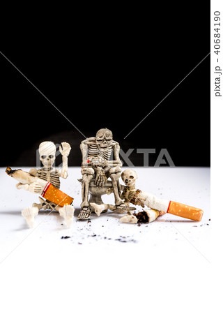 No and Stop smoking for World No Tobacco Day. 40684190