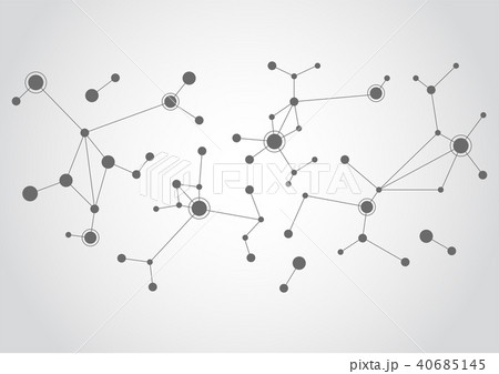 Abstract connecting dots and lines 40685145