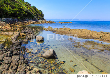 黒島　串の浜　串の浜岩脈　【長崎県佐世保市】 40687141