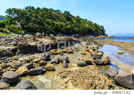 黒島　串の浜　串の浜岩脈　【長崎県佐世保市】 40687142