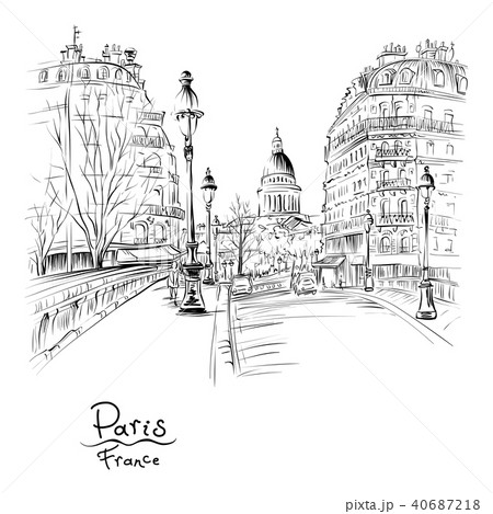 Paris in the winter morning, France Paris in the winter morning, France 40687218